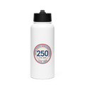 Logo Stainless Steel Water Bottle with a Straw Lid